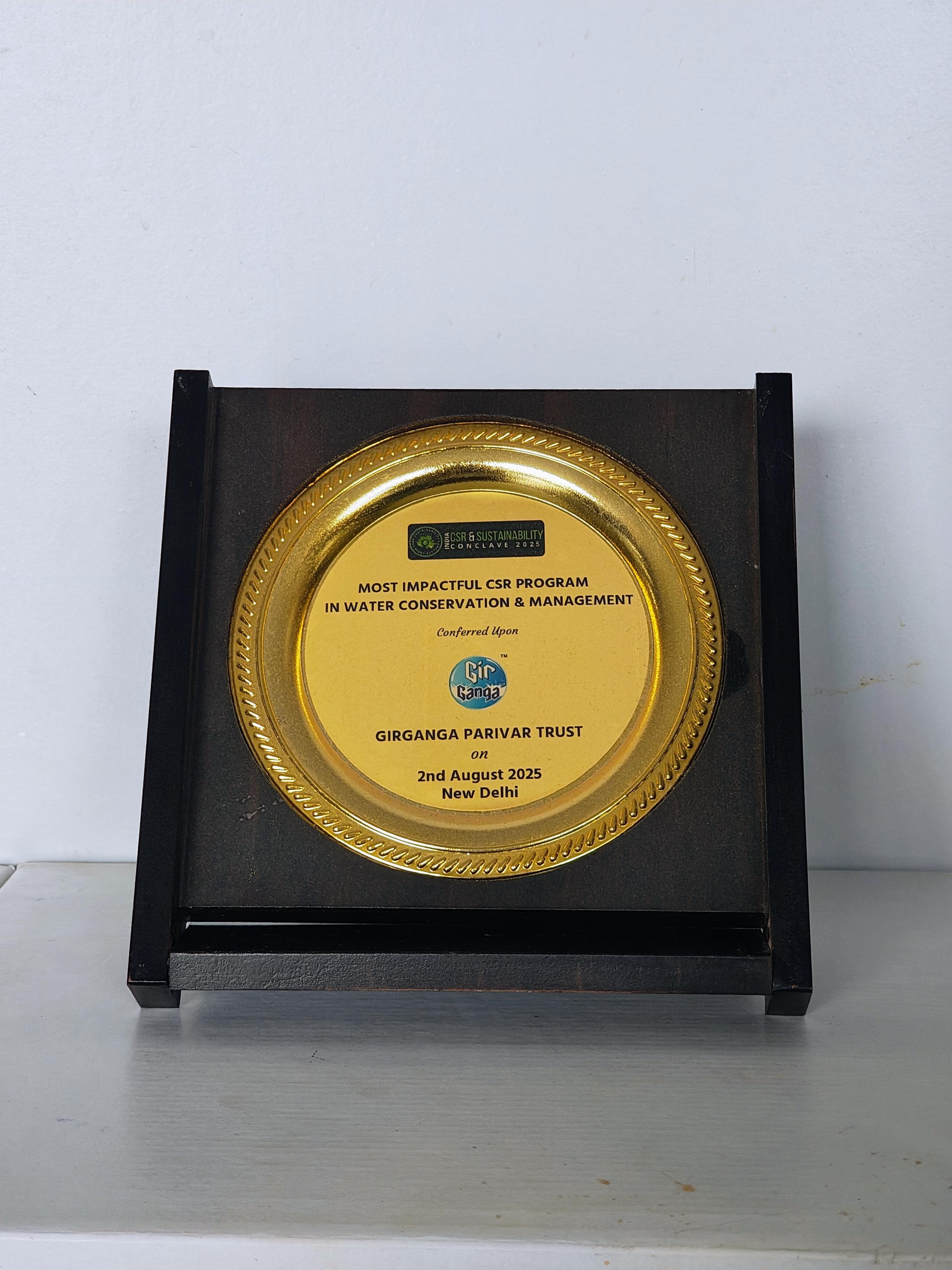 CSR & Sustainability Conclave Award