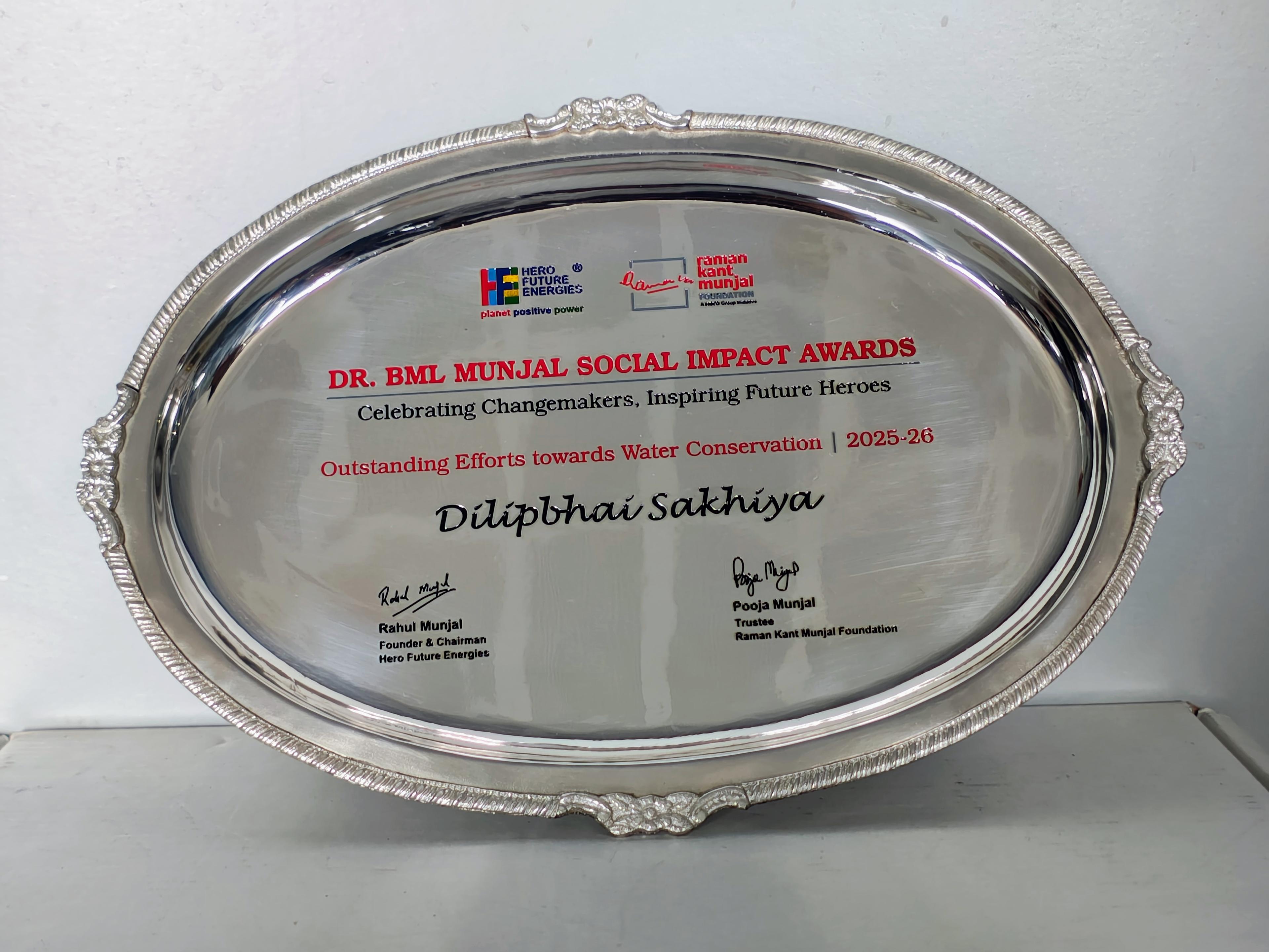 Dr. BML Munjal Social Impact Award