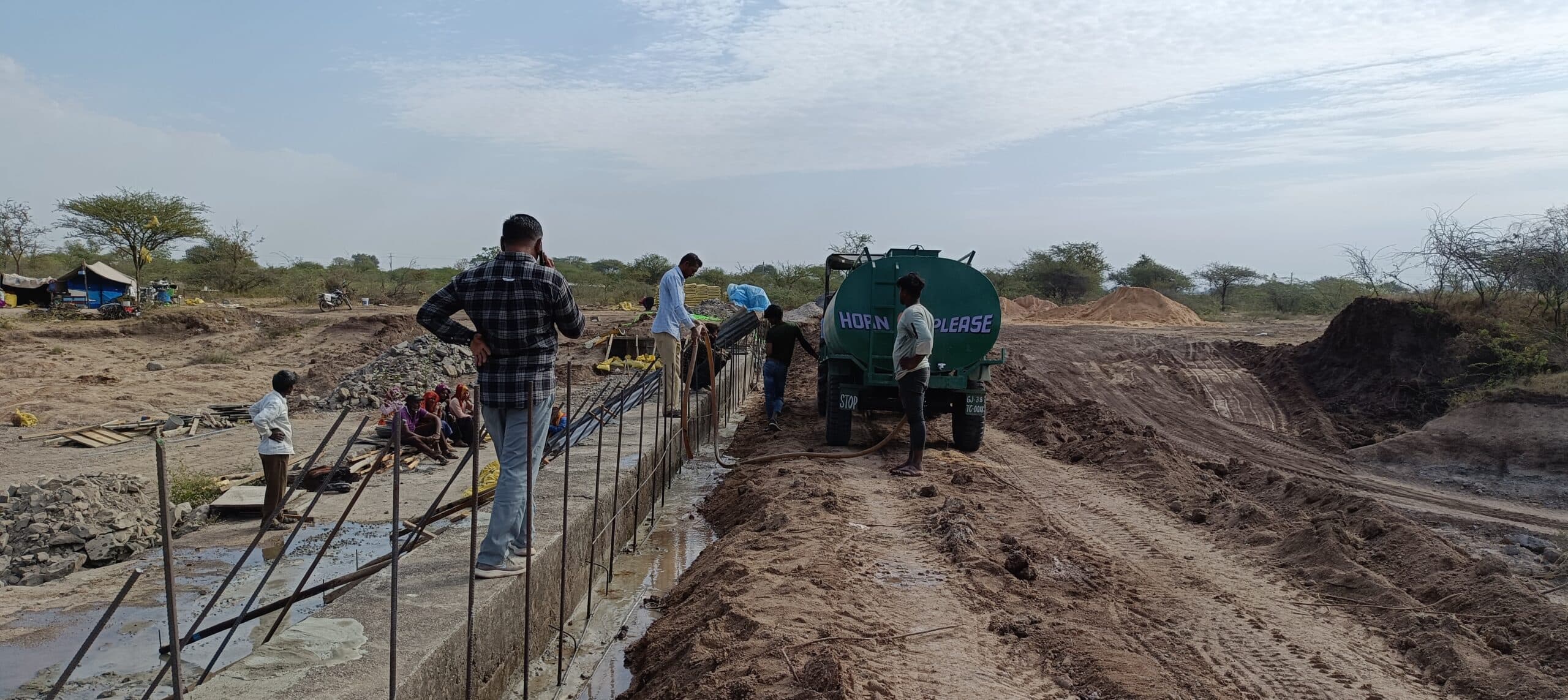 Village Infrastructure Development Work in Progress