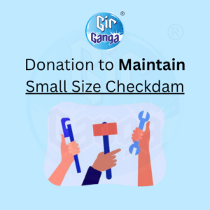 Donation to Maintain Small Checkdam